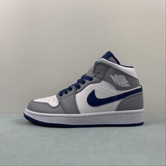 Jordan 1 Mid Cement True Blue