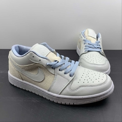 Jordan 1 Low Canvas Grey Cream na internet
