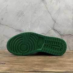 Jordan 1 Low White Lucky Green Black