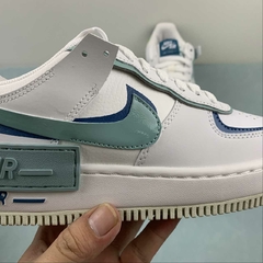 Nike Air Force 1 Low Summit White/Mineral Custom - Born Sneakers