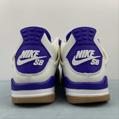 Jordan 4 Retro SB White Blue Custom - Born Sneakers
