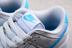 Nike Dunk Low Retro Pure Platinum Blue Lightning na internet