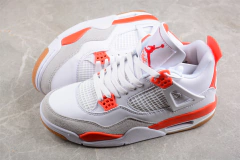 Jordan 4 Retro SB White/Orange Custom - loja online