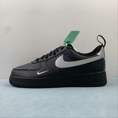Nike Air Force 1 Low '07 LV8 Black Metallic Silver