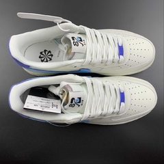 Nike Air Force 1 Low 82 Double Swoosh White Medium Blue - loja online
