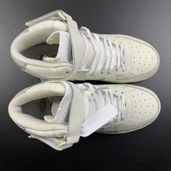 Nike Air Force 1 Mid Silver / Grey Custom - loja online