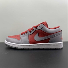 Jordan 1 Low SE Homage Split Gym Red Cement Grey