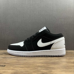 Jordan 1 Low Blach White Diamond
