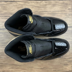 Jordan 1 Retro High Black Metallic Gold - loja online