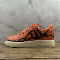 Nike Air Force 1 Low Orange Skeleton