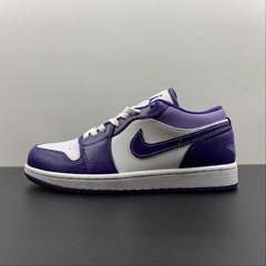 Jordan 1 Low White Purple