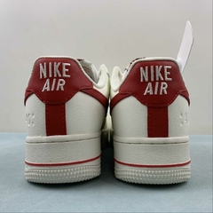 Nike Air Force 1 '07 Low Anniversary 40th Years White/Red Custom - Born Sneakers