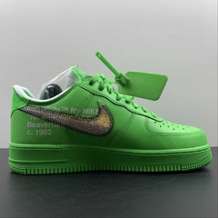 Nike Air Force 1 Low Off-White Light Green Spark - comprar online