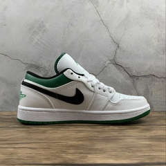 Jordan 1 Low White Lucky Green Black - comprar online