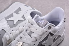 Bapesta #6 Patent Leather Pack Grey na internet