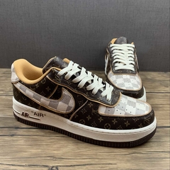 Nike Air Force 1 Low Louis Vuitton Monogram Brown Damier Azur na internet