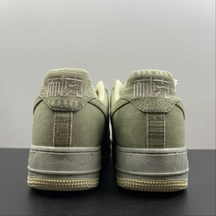 Nike Air Force 1 Low NAI-KE Olive Canvas - Born Sneakers