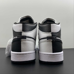 Jordan 1 Mid Split Black White - Born Sneakers