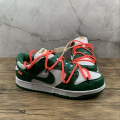 Nike Dunk Low Off-White Pine Green na internet
