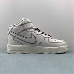 Nike Air Force 1 '07 Mid Black/Beige Custom - comprar online