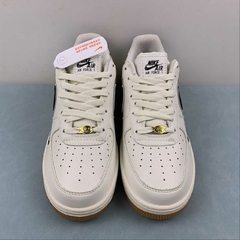 Nike Air Force 1 '07 Low Anniversary 40th Years Beige/Black Custom - loja online
