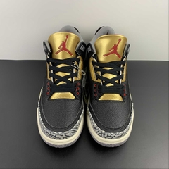 Imagem do Jordan 3 Retro Black Cement Gold