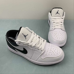 Jordan 1 Low White Black Outlet na internet