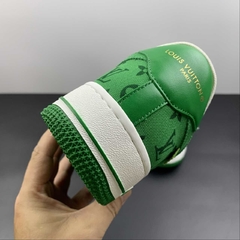 Louis Vuitton Nike Air Force 1 Low By Virgil Abloh White Green - loja online