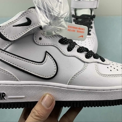 Nike Air Force 1 Mid Black White - Born Sneakers
