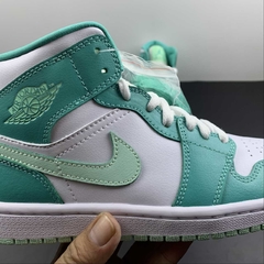 Jordan 1 Mid Washed Teal - Born Sneakers