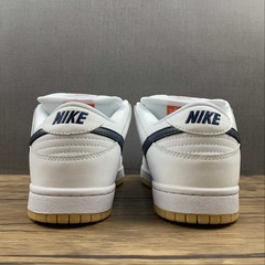 Nike SB Dunk Low Orange Label White Navy - Born Sneakers