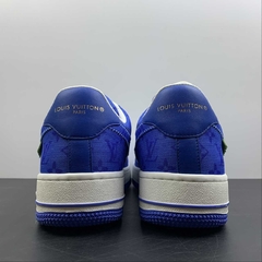 Louis Vuitton Nike Air Force 1 Low By Virgil Abloh White Blue - Born Sneakers