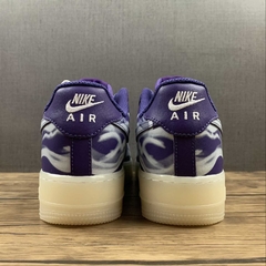 Nike Air Force 1 Low '07 QS Purple Skeleton Halloween - Born Sneakers