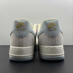 Nike Air Force 1 Low Grey Blue Gold - Born Sneakers