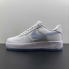 Nike Air Force 1 Low 07 White/White/Sky Blue Custom