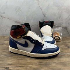 Jordan 1 Retro High Union Los Angeles Blue Toe na internet