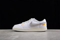 Jordan AJ1 KO Low Union LA White/Neutral Grey-Sail Custom