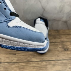 Jordan 1 Retro High White University Blue Black - loja online