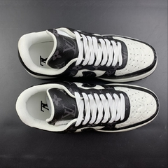 Louis Vuitton Nike Air Force 1 Low By Virgil Abloh White Black - loja online
