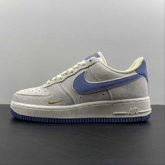 Nike Air Force 1 07 Low Suede Light Grey Blue