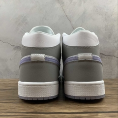 Jordan 1 Mid Wolf Grey Aluminum - Born Sneakers