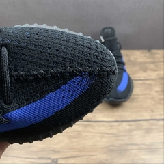 adidas Yeezy Boost 350 V2 Core Black Dazzling Blue - Born Sneakers