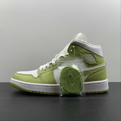 Jordan 1 Mid Green Python