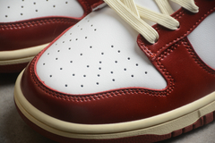 Nike Dunk Low PRM Vintage Team Red - Born Sneakers