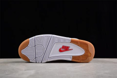 Jordan 4 Retro SB White/Orange Custom
