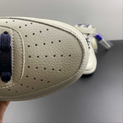 Nike Air Force 1 07 Mid Beige Dark Blue Custom na internet