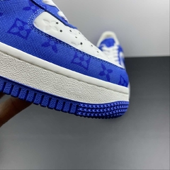 Louis Vuitton Nike Air Force 1 Low By Virgil Abloh White Blue - comprar online