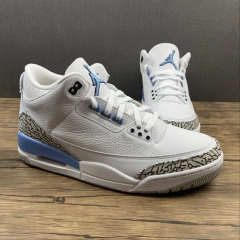 Jordan 3 Retro UNC na internet