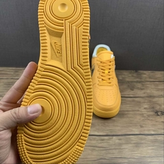 Imagem do Nike Air Force 1 Low OFF-WHITE University Gold Metallic Silver