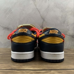 Nike Dunk Low Off-White University Gold Midnight Navy - Born Sneakers